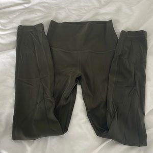 Olive Lululemon Leggings